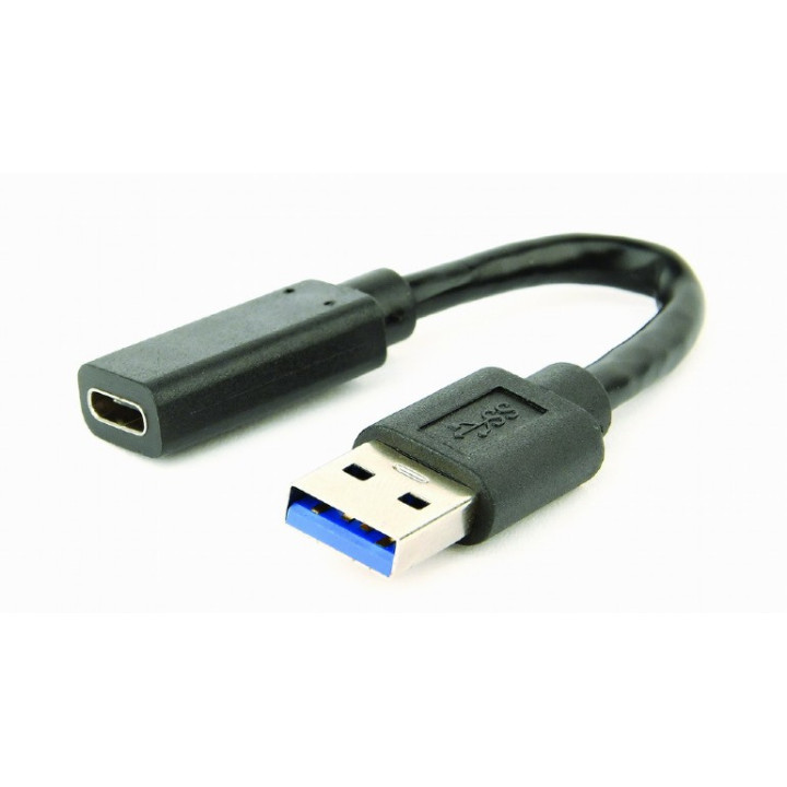 АДАПТЕР GEMBIRD USB 3.1 (T) към USB 3.0 Type-C (M) черен "A-USB3-AMCF-01"