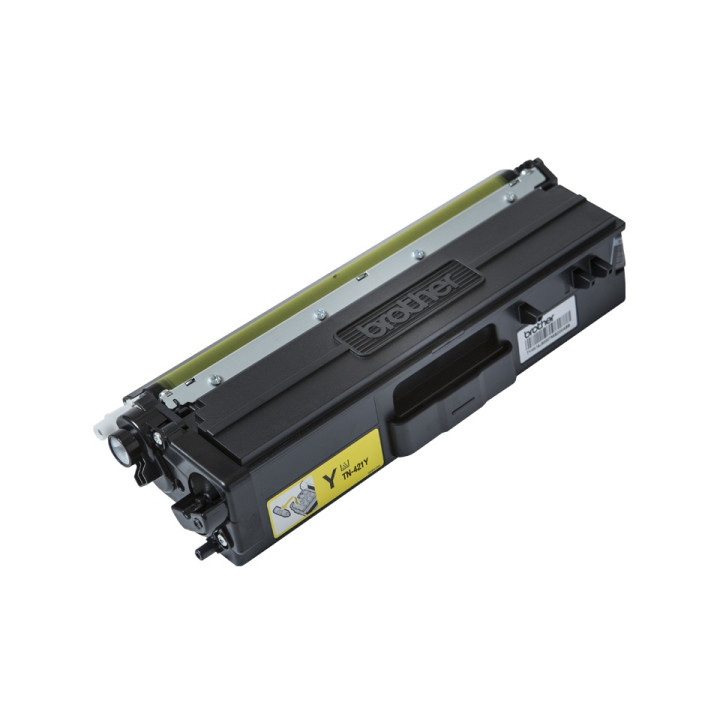 Original Brother Yellow Toner TN421Y for DCP-8410, L8260, L8360, MFC-L8690, L8900 - 1.8K pages.