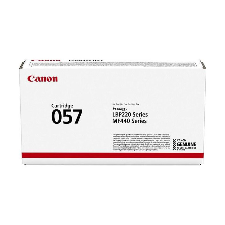 Toner Original Canon Black, CRG-057, pentru I-Sensys LBP 223|LBP 226|LBP 233|LBP 228|MF 443|MF 445|MF 446|MF 449, 3.1K, (timbru 
