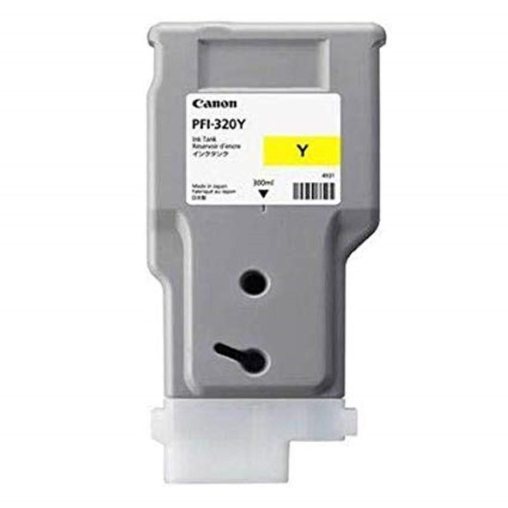 Original Canon Yellow Ink Cartridge PFI-320Y for IPF TM-200|TM-205|TM-300|TM-305 300ml NOPP "2893C001AA"