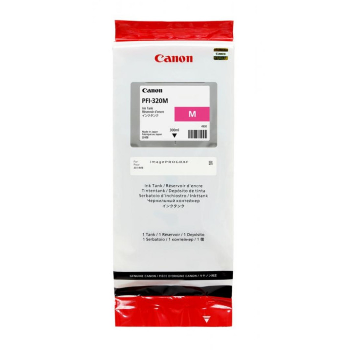 Original Canon Magenta Ink Cartridge PFI-320M for IPF TM-200|TM-205|TM-300|TM-305, 300ml NOPP "2892C001AA"