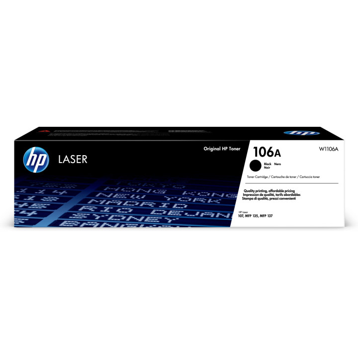 HP 106A Fekete Toner (W1106A) LaserJet 107|MFP 135|MFP 137 1K