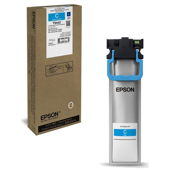 Original Epson Cyan Ink Cartridge T944240 for WF-C5210 | C5710 | C5290 "C13T944240" (RAPO)