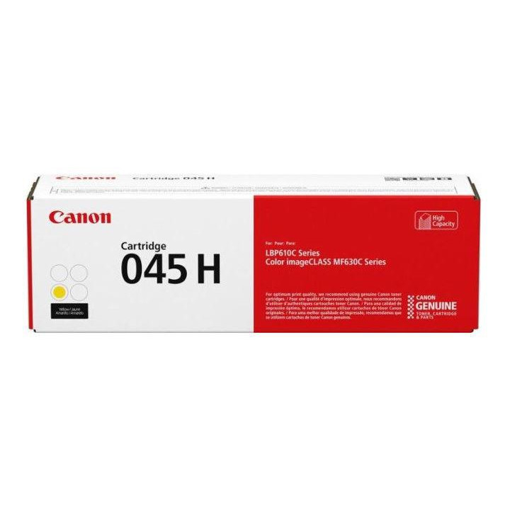 Оригинален тонер Canon Жълт CRG-045HY за LBP-611|LBP-613|MF-631|MF-633|MF-635 2.8K "CR1243C002AA"