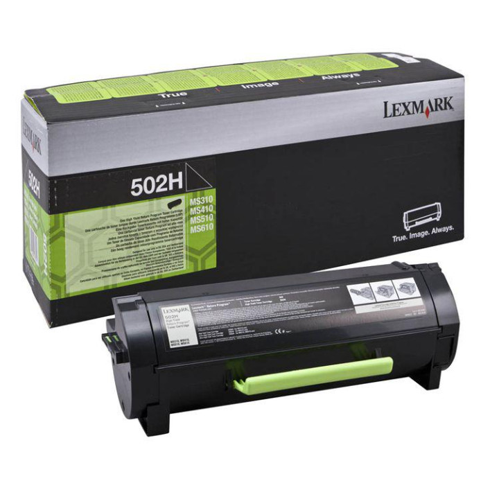 Original Lexmark Black Toner 50F2H0E for MS310 | MS410 | MS510 | MS610, 5K pages.