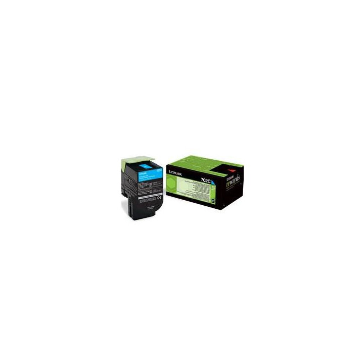 Original Lexmark Cyan Toner 70C20CE for CS510 | CS410 | CS310 1K