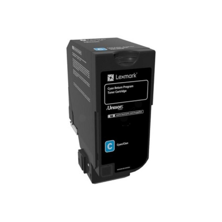Eredeti Lexmark Cyan Toner 74C2SCE CS720|CS725|CX725 7K "74C2SCE"
