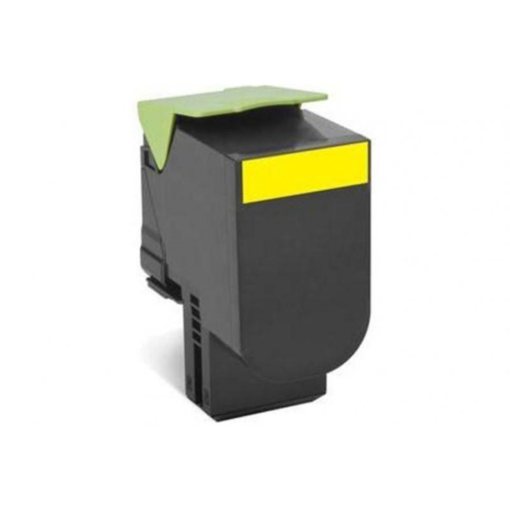 Original Lexmark Yellow Toner 80C2HYE for CX410 | CX510, 3K pages