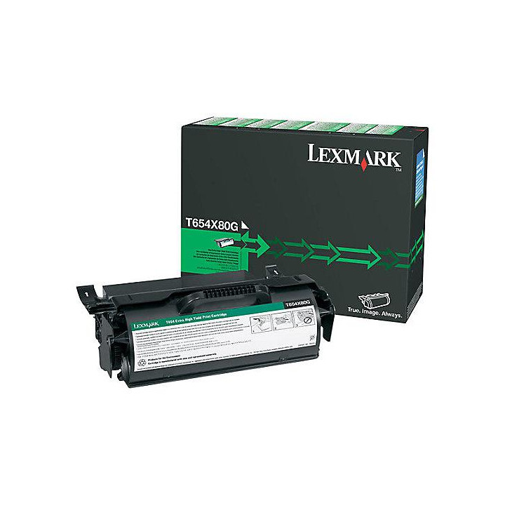 Eredeti Lexmark Fekete Toner T654X80G T654|T656 36K "T654X80G"