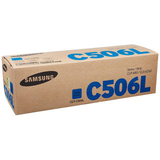 Eredeti Samsung Cyan Toner C506L CLP-680ND CLX-6260-hoz | 3.5K "SU038A"