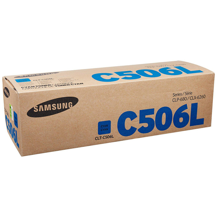 Eredeti Samsung Cyan Toner C506L CLP-680ND CLX-6260-hoz | 3.5K "SU038A"