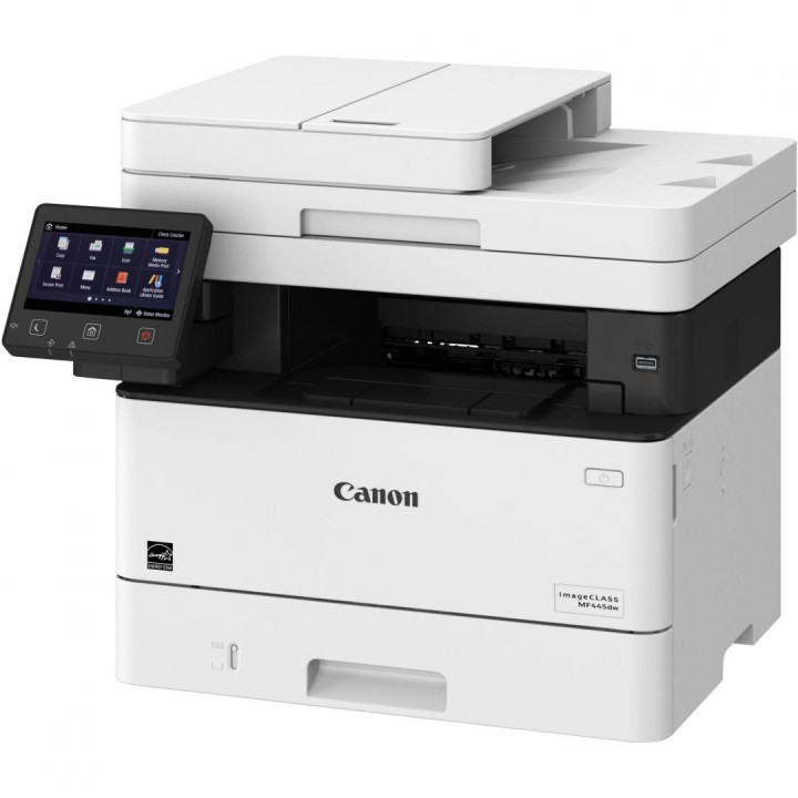 Multifunkciós Lézer Mono Canon MF-445DW A4 Funkciók: Nyomtatás | Szkennelés | Másolás | Fax Monokróm Nyomtatási Sebesség: 33ppm 
