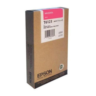 Cartus Cerneala Original Epson Magenta, T612300, pentru 7400|7450|7800|7880|9400|9450|9800, , (timbru verde 0.15 lei), "C13T6123
