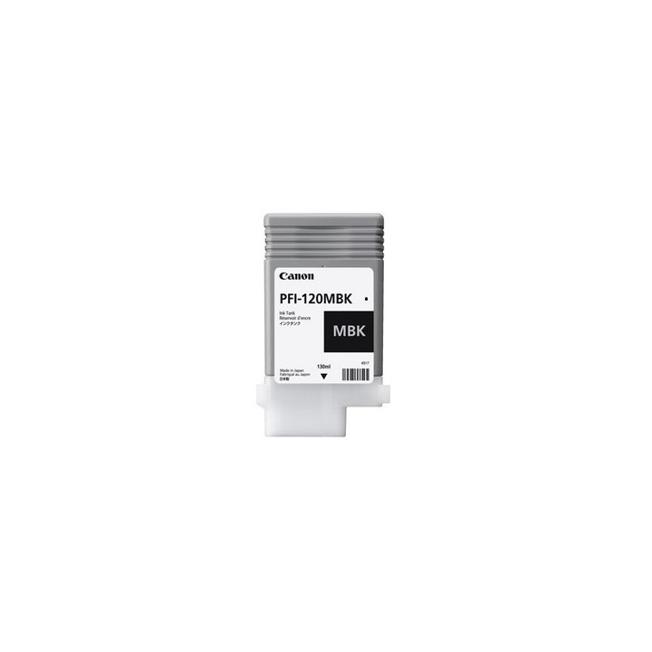 Оригинален мастилен картридж Canon Black PFI-120MBK за IPF TM-200|TM-205|TM-300|TM-305 130ml NOPP "2884C001AA"