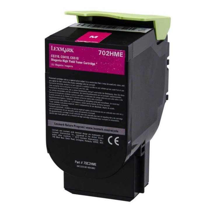Оригинален тонер Lexmark Magenta 70C2HME за CS310|CS410 3K "70C2HME"