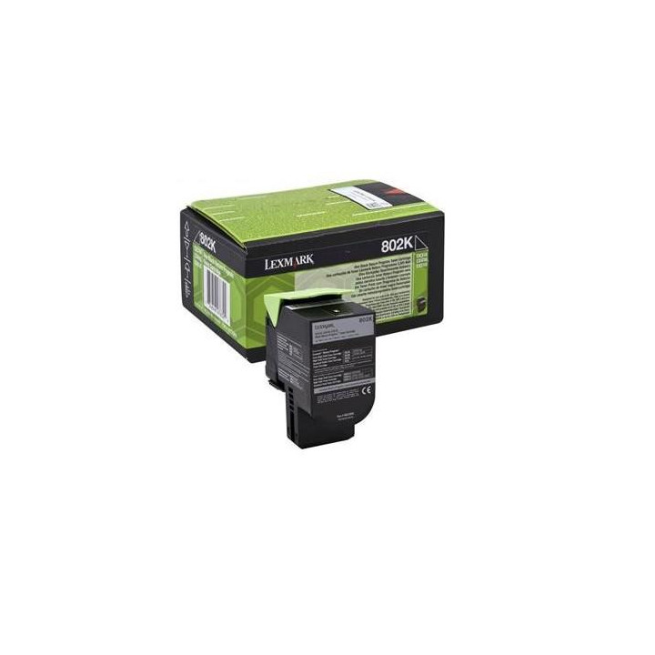 Toner Original Lexmark Black, 80C20KE, pentru CX310|CX410|CX510, 1K, (timbru verde 1.2 lei) , "80C20KE"