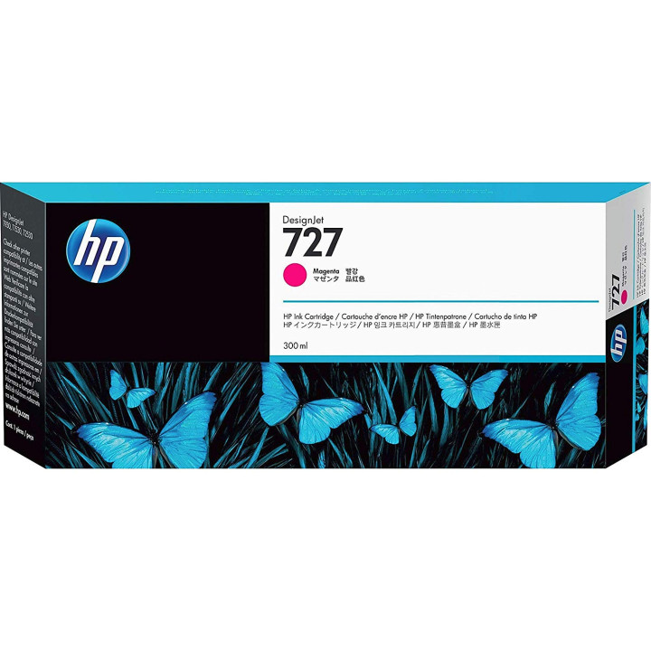 Картридж оригинално мастило HP Magenta №727 за DesignJet T1530|T2530|T930 300ml "F9J77A"