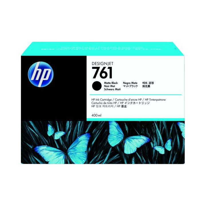 Cartus Cerneala Original HP Matte Black, nr.761, pentru DesignJet T7100|T7200, , (timbru verde 0.15 lei), "CM991A"