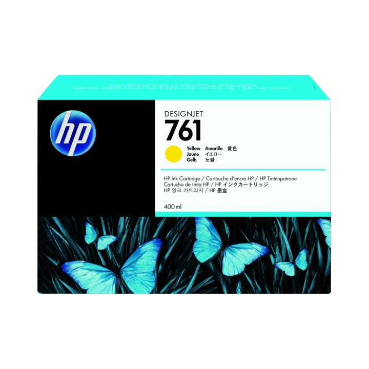 Картридж с оригинално мастило HP жълт №761 за DesignJet T7100|T7200 "CM992A"