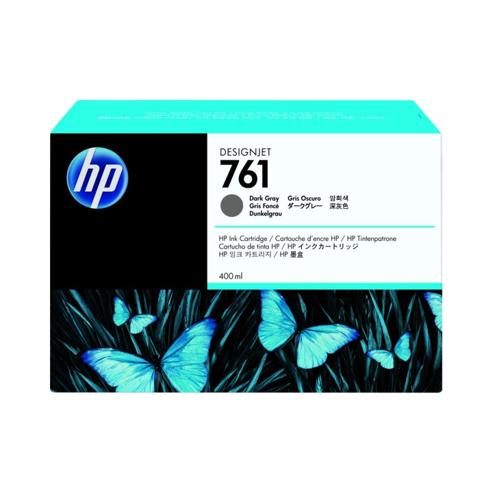 Cartus Cerneala Original HP Dark Grey, nr.761, pentru DesignJet T7100|T7200, , (timbru verde 0.15 lei), "CM996A"