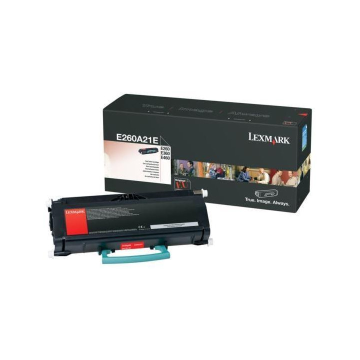 Toner Original Lexmark Black, E260A21E, pentru E260|E360|E460|E462, 3.5K, (timbru verde 1.2 lei) , "E260A21E"