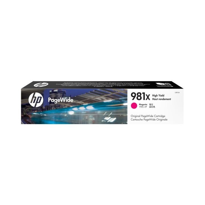 Картридж оригинално мастило HP Magenta № 981XL за PageWide E58650|556|586 11K "L0R10A"