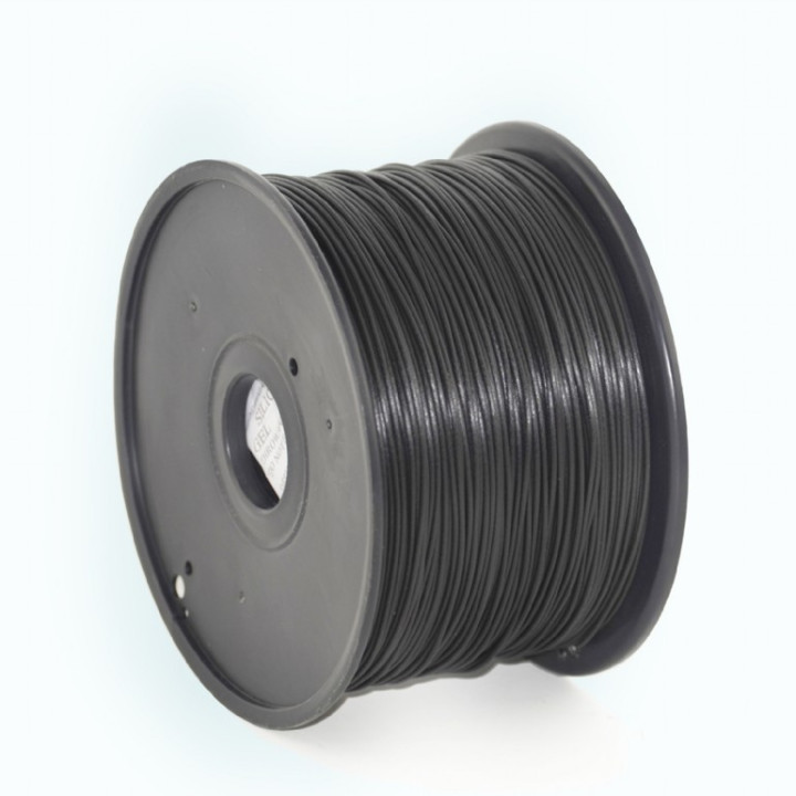 GEMBIRD 3D nyomtató filament ABS 1.75mm átmérő, 1Kg / tekercs kb. 400m, olvadáspont 225-240 °C, fekete "3DP-ABS1.75-01-BK"