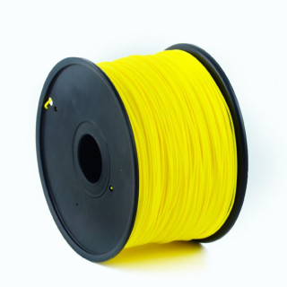 GEMBIRD 3D nyomtató filament PLA 1.75mm átmérő, 1Kg / tekercs kb. 330m olvadási hőmérséklet 190-220 °C sárga "3DP-PLA1.75-01-Y"