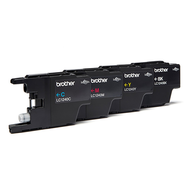Original Brother CMY Combo-Pack LC1240RBWBP for DCP-J525W, J725, J925, MFC-J430, J625, J5910, J6510, J6910.