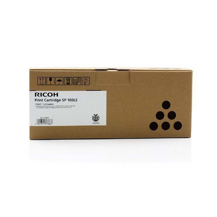 Încărcătură toner compatibilă 407166, SP100, 1200 filelor pentru imprimante Ricoh (Orink white box)