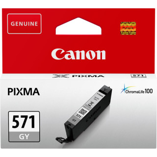 Оригинален мастилен картридж Canon Grey CLI-571GY за Pixma MG5750|MG5751|MG6850|MG6851|MG7750|MG7751|MG7752|TS5050|TS5051|TS5053
