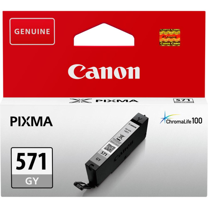 Canon Eredeti Tinta Patron Szürke CLI-571GY Pixma MG5750|MG5751|MG6850|MG6851|MG7750|MG7751|MG7752|TS5050|TS5051|TS5053|TS5055|T