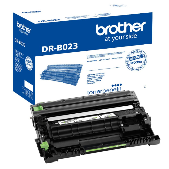 Оригинален барабанен модул Brother Black DRB023 за DCP-B7520|HL-B2080|MFC-B7715 12K "DRB023"