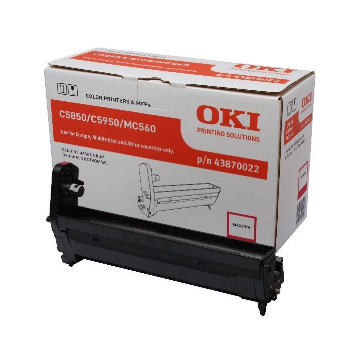 Drum Unit Original OKI Magenta, 43870022, pentru C5850|C5950|MC560, 20K, (timbru verde 0.8 lei) "43870022"