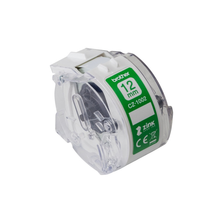 Brother Original Continuous Paper Tape Color CZ1002 for VC-500W 12mm x 5m "CZ1002"