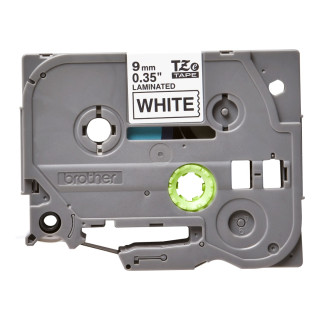 Banda Laminata Original Brother Black on White, TZE221, pentru H105WB|P-TOUCH PT-E110VP|D400|D450|E300VP|E550WVP|H110|H500|P700|