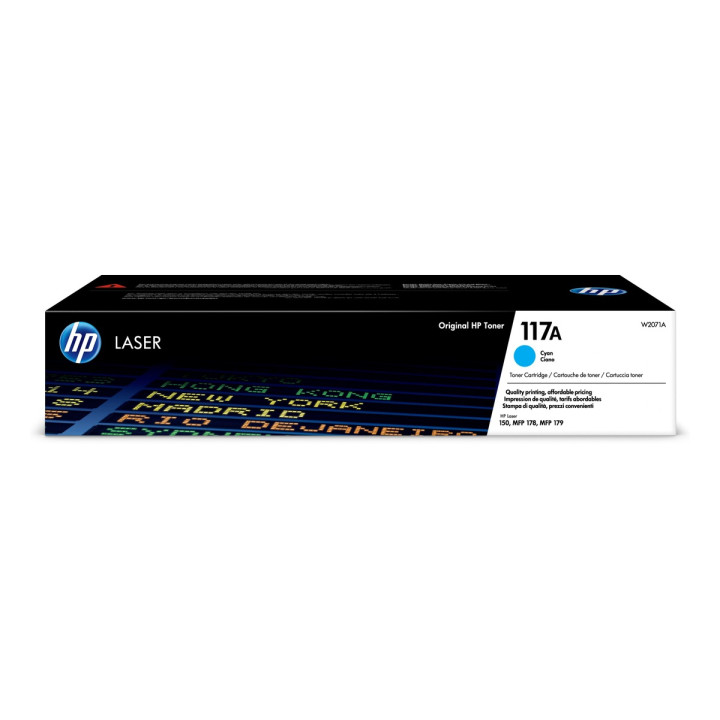 Eredeti HP Cyan toner 117A Color LaserJet 150|MFP 178|179 700 "W2071A"
