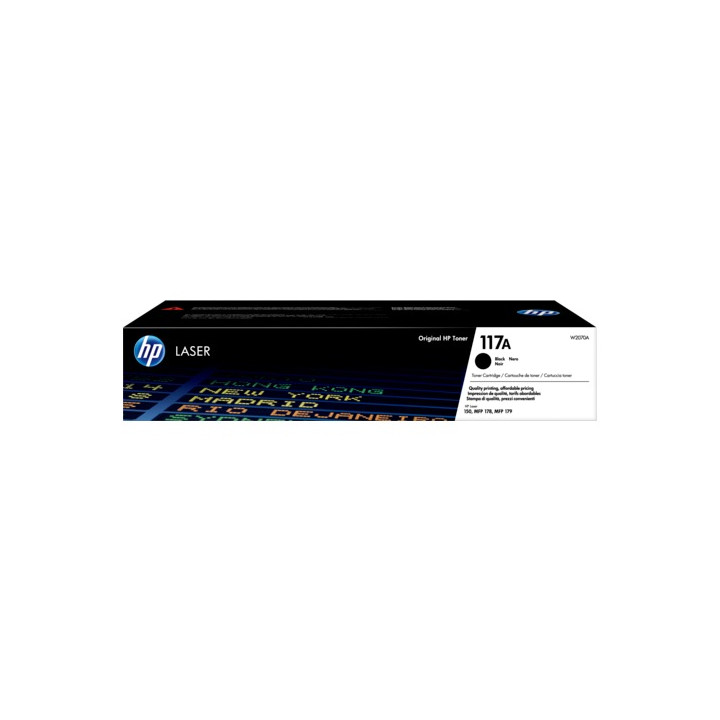 Оригинален тонер HP Черен №117A за Color LaserJet 150|MFP 178|179 1K "W2070A"