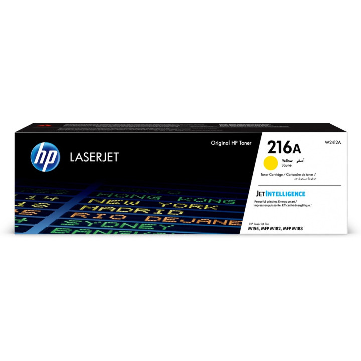 Toner Original HP Yellow, nr.216A, pentru Color LaserJet Pro MFP M182|M183, 850, (timbru verde 1.2 lei) , "W2412A"