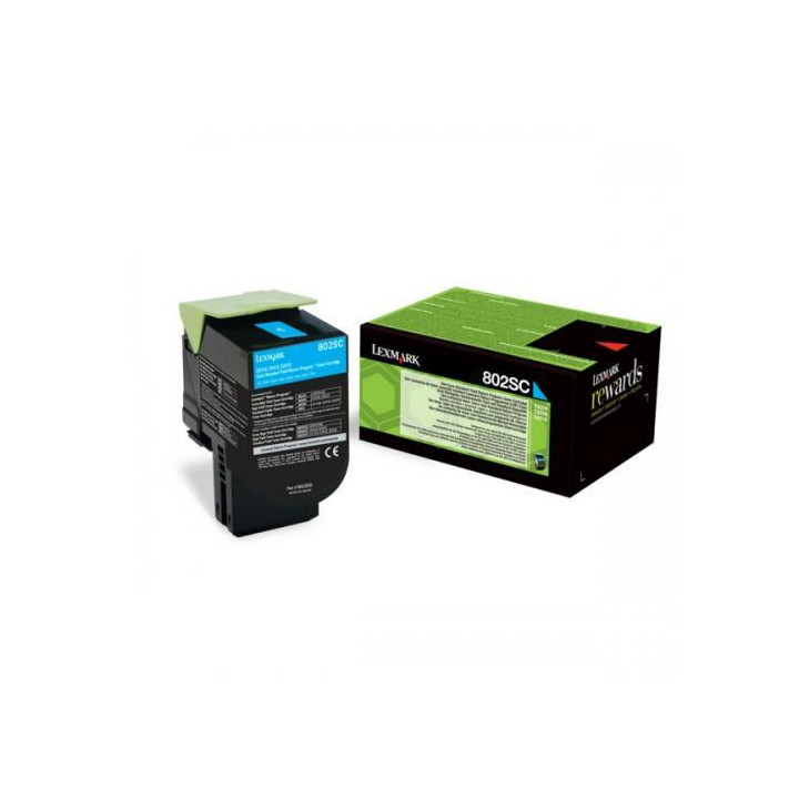 Eredeti Lexmark Cyan Toner 80C2SCE CX310|CX410|CX510 2K "80C2SCE"