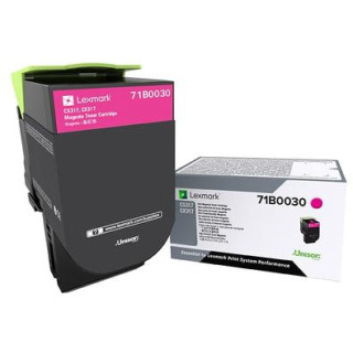 Оригинален тонер Lexmark Magenta 71B0030 за CX317|CS317|CX417|CS417|CS517|CX517 2.3K "71B0030"