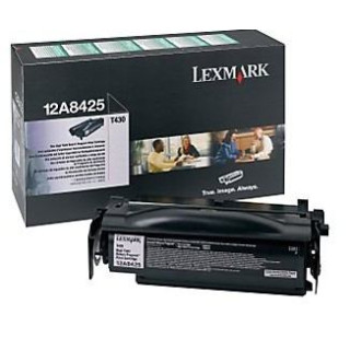 Eredeti Lexmark Fekete Toner 12A8425 Optra T430-hoz 12K "12A8425"