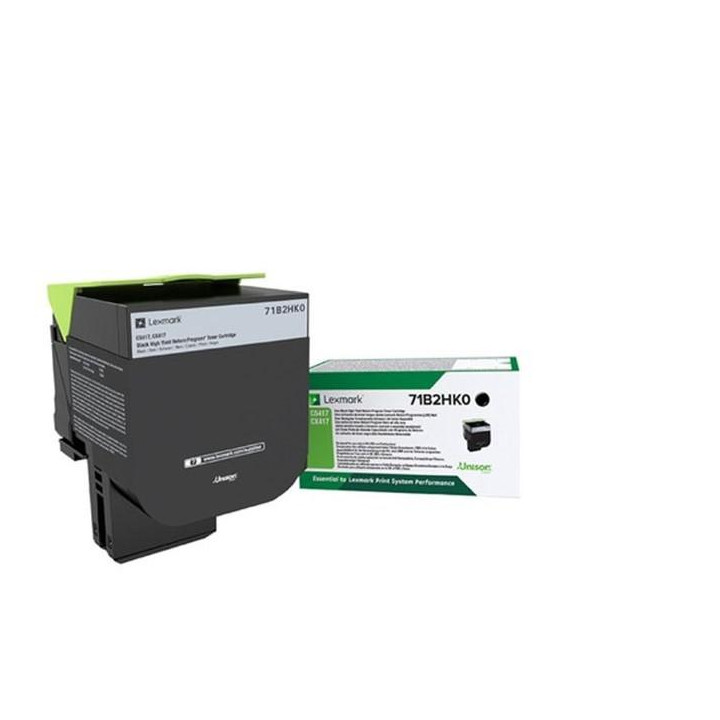 Original Lexmark Black Toner 71B2HK0 for CX 417 | CS 417 | CS 517 | CX 517, 6K pages.