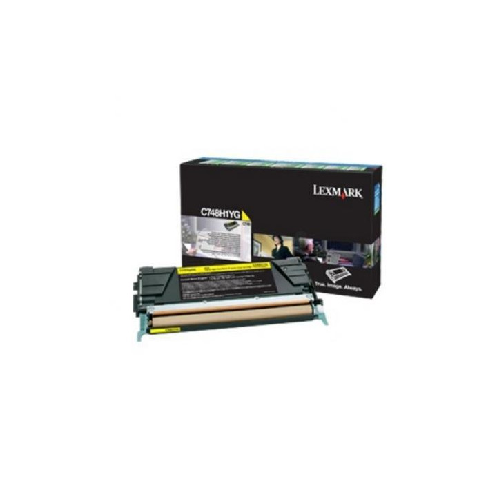 Original Lexmark Yellow Toner C748H3YG for C748 Series 10K