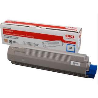 Eredeti OKI Cyan 44059107 toner C810|C830 8K, "44059107"
