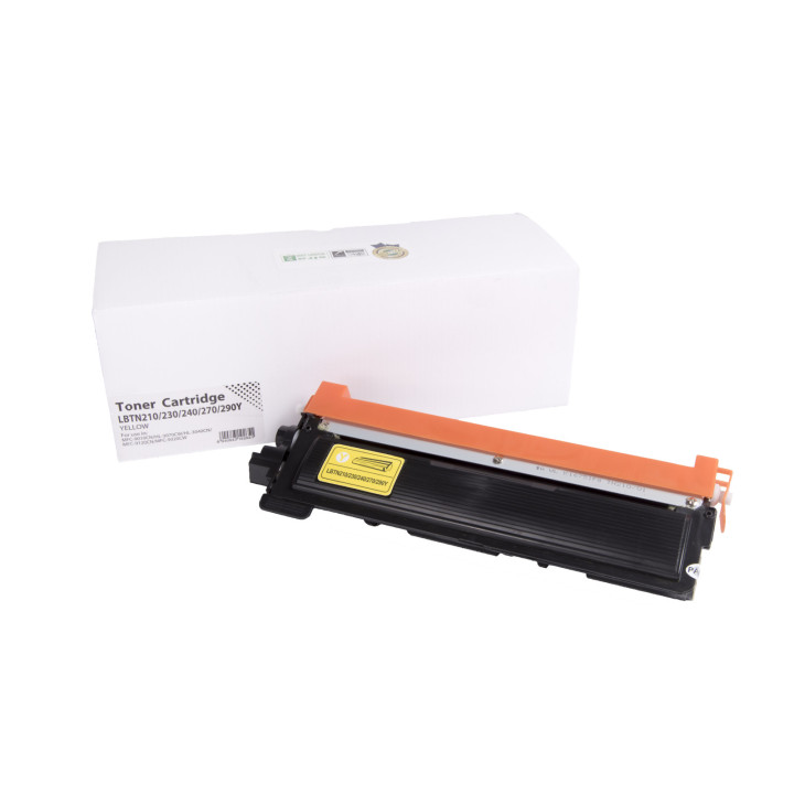 Compatible toner cartridge TN230Y, TN210Y, TN240Y, TN270Y, TN290Y, 1400 pages for Brother printers (Orink white box)