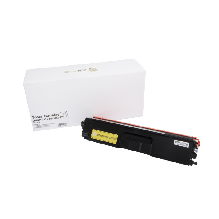 Încărcătură toner compatibilă TN325Y, TN315Y, TN328Y, TN345Y, TN375Y, TN395Y, 3500 filelor pentru imprimante Brother (Orink whit