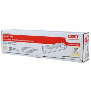 Eredeti OKI Sárga Toner 44059105 C810|C830 8K, "44059105"