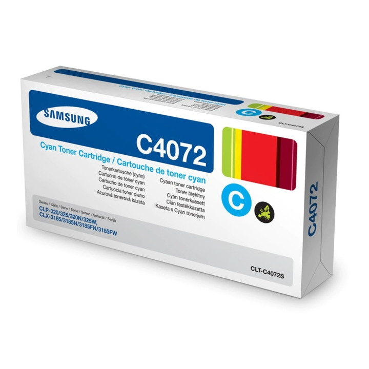Оригинален тонер Samsung Cyan C4072S за CLP-320|CLP-325|CLX-3185 1K "ST994A"