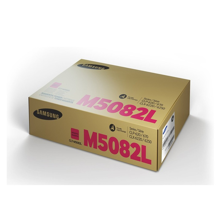 Toner Original Samsung Magenta, M5082L, pentru CLP-620|CLP-670, 4K, (timbru verde 1.2 lei) , "SU322A"